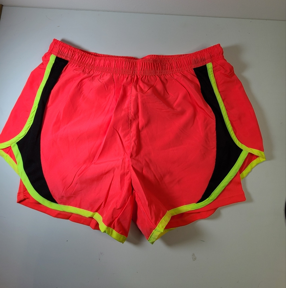 25-8 Velocity Orange/ Black Athletic Shorts W/ Elastic Waistband NWT RETAIL $29
